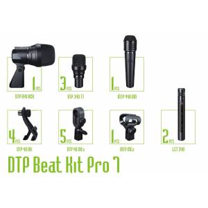 Set microfoni per batteria LEWITT BeatKit7Car