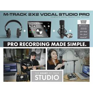 VOCAL PACK STUDIO M-AUDIO M-TRACK 2X2 VOCAL STUDIO