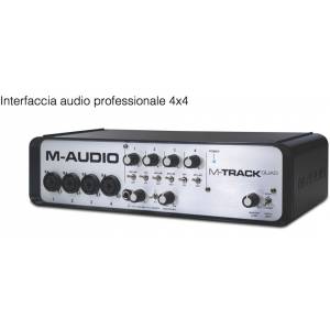 scheda audio M-AUDIO M-TRACK QUAD