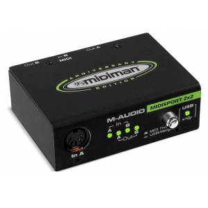 Interfaccia Midi Usb M-AUDIO Midisport 2x2 Anniversary Editio