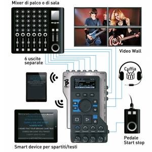 Player file audio M-LIVE B.BEAT 128 Gb wifi integrato