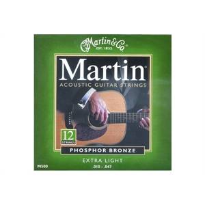 CORDE PER CHITARRA ACUSTICA MARTIN m500 12 corde