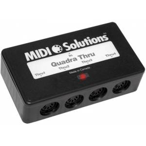 MIDI Processor MIDI Solutions QUADRA THRU