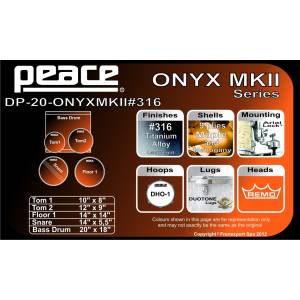  PEACE DP-20ONYX-MKII-5#316