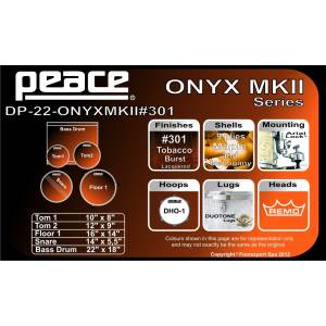  PEACE DP-22ONYX-MKII-5#301