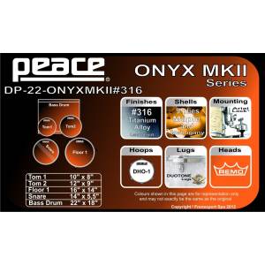  PEACE DP-22ONYX-MKII-5#316