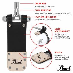 Chiave per accordatura PEARL Flip Mute Drum Key