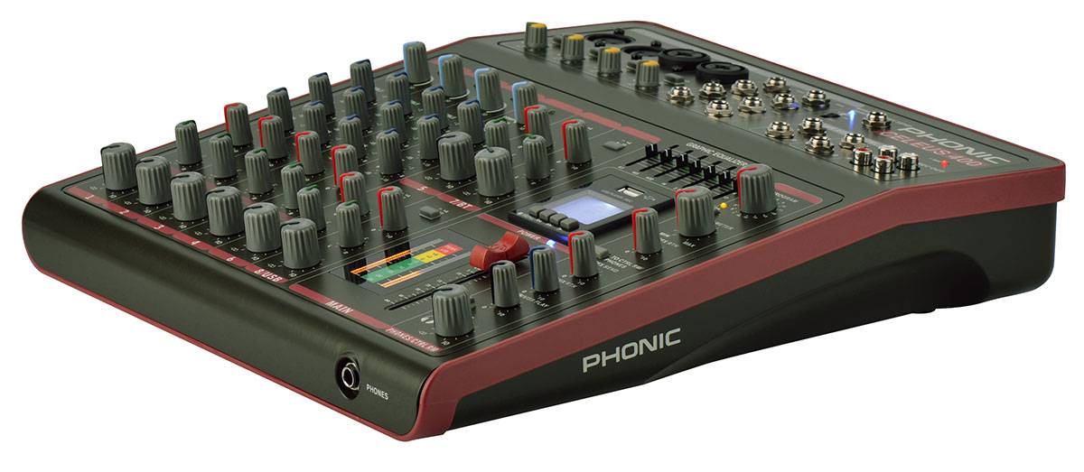 Mixer Audio Mackie MIX 5 - 5 Canali, EQ, Ingressi RCA E Jack, Per DJ E Home Studio