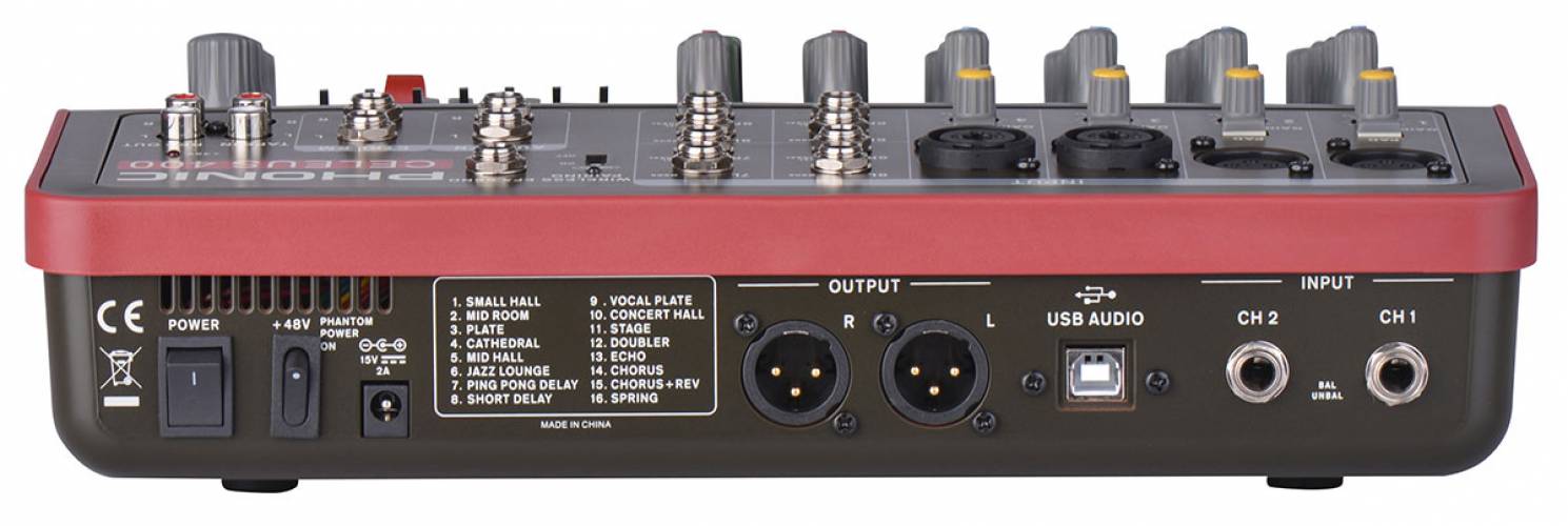 Mixer Audio Mackie MIX 5 - 5 Canali, EQ, Ingressi RCA E Jack, Per DJ E Home Studio