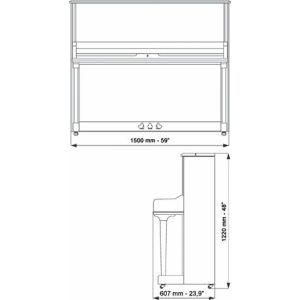 PIANOFORTE VERTICALE SCHULZE POLLMANN 122 PO