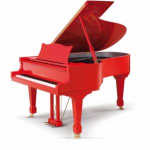 PIANOFORTE A CODA SCHULZE POLLMANN M 197 ROSSO FORMULA