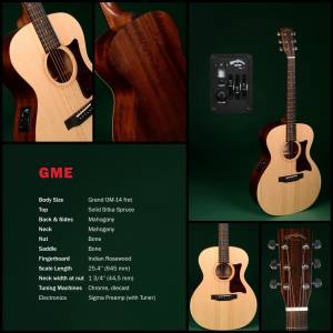 chitarra acustica elettrificata SIGMA gme