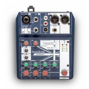 MIXER SOUNDCRAFT NOTEPAD 5