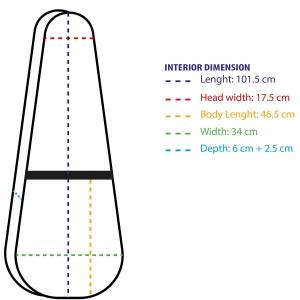 Custodia per chitarra elettrica SOUNDSATION DHC-EG