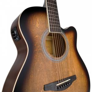 Chitarra acustica elettrificata SOUNDSATION SAGUARO-HW-CE BW