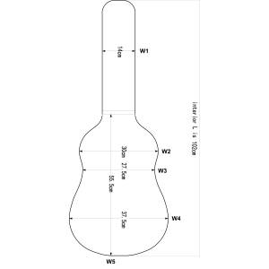 custodia per chitarra classica SOUNDSATION TD100-C