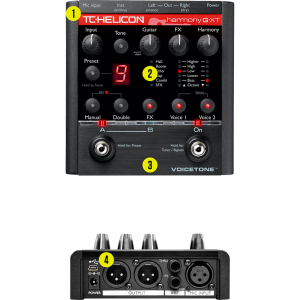 EFFETTO VOCE CHITARRA TC HELICON VOICETONE HARMONY - G XT